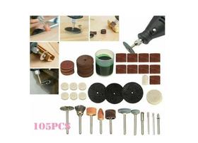 Kit 105 Acessórios Dremel Micro Retifica Lixas Disco Escovas - western