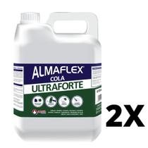 Kit 10Kg Cola p Madeira PVA Ultraforte 993 Marcenaria (2x de 5Kg) - Almaflex