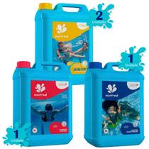 Kit 10l Clarificante 5l Choque 5l Manutenção Montreal