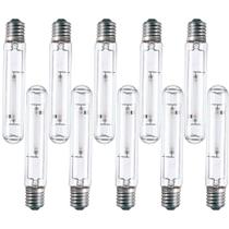 Kit 10lampada vapor sodio tubolar 100w e40