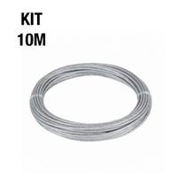 Kit 10m Cabo de Aco Galvanizado 3/16 Af 6 X 19 - Vonder Kit 10m Cabo de Aco Galvanizado 3/16 Af 6 X 19 - Vonder
