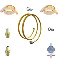 Kit 10M Tubo Pex Gás Multicamadas 16mm + Conexões Completa