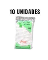 Kit 10pac Algodão Quadradinho Sussex Macio E Absorvente 95g