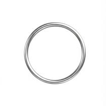 Kit 10PC Argolas Soldada Niquelada 1 - Ciarim