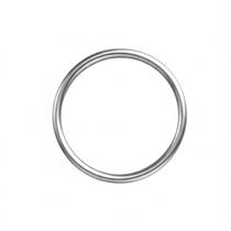 Kit 10PC Argolas Soldada Niquelada 2 1/4 - Ciarim