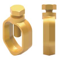 Kit 10PC Conector Para Haste Aterramento Tipo Presilha 5/8 - Olivo