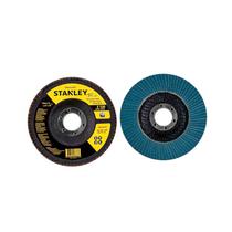 Kit 10PÇ Disco Flap Fibra 4-1/2 (115mm) X 7/8 (22mm) Z120 Stanley Sta4120fz Kit 10PÇ Disco Flap Fibra 4-1/2 (115mm) X 7/8 (22mm) Z120 Stanley Sta4120fz