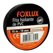 Kit 10PC Fita Isolante Preta 10mts - Foxlux Kit 10PC Fita Isolante Preta 10mts - Foxlux