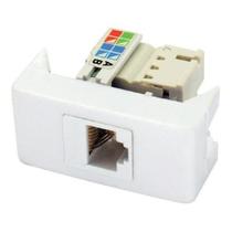 Kit 10PC Modulo Tomada de Rede Rj45 Cat5e - Slim