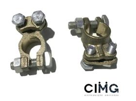 Kit 10pç Par Terminal Conector Polo Bateria Automotiva