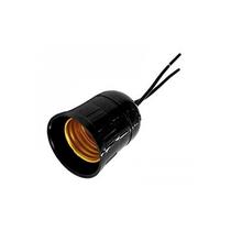 Kit 10PC Soquete Lampada Com Rabicho Preto 2a 250v - Ilumi