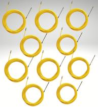 Kit 10pcs passafio alma aço 15metros super15 proaqua atacado Kit 10pcs passafio alma aço 15metros super15 proaqua atacado