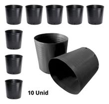 Kit 10u Vaso Mudas Plantas 14,3 L Plantio Viveiro Produção