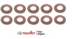 Kit 10un Arruela Fenolite 13x26x2mm Celeron Lavadora Mueller Kit 10un Arruela Fenolite 13x26x2mm Celeron Lavadora Mueller