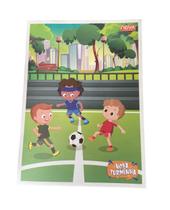 Kit 10un Caderno Brochura flexível Grande escolar com 80fls