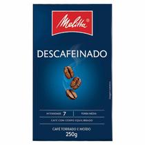 Kit 10un Café Descafeinado Torrado Moído Melitta 250g Vácuo