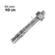 Kit 10un Chumbador Pba 1/2" X 5.1/2" - ÂNcora