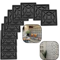 Kit 10un Forma Base Matriz 39x39x7 Fabricação Elemento Vazado Cobogó Combosé 4 Pontas