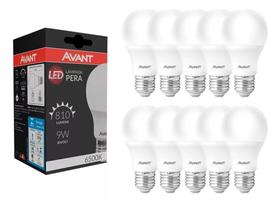 Kit 10UN Lâmpadas Bulbo LED 9w bivolt - Branco Frio Kit 10UN Lâmpadas Bulbo LED 9w bivolt - Branco Frio