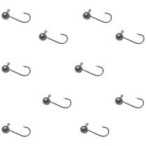 Kit 10un matadeira anzol jig head n3 de 12g cada