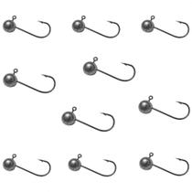 Kit 10un matadeira anzol jig head n4 de 15g cada