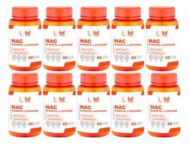 Kit 10un Nac 600mg 60 Cápsulas
