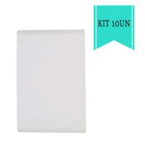 KIT 10un Placa Cega 4x2 Liz Branca Tramontina KIT 10un Placa Cega 4x2 Liz Branca Tramontina