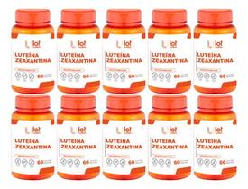 Kit 10un Zeaxantina 3mg Luteína 20mg 60 Cápsulas Visão Ret Sem Sabor