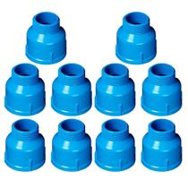 Kit 10und Adaptador de Redução Soldável BSA PN125 75mm X 1.1/2" p/ Irrigação Resistente Alta Vedação