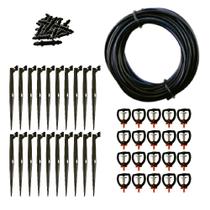 Kit 10Und Micro aspersor 112Lph Irrigação Completo Instalação Fácil