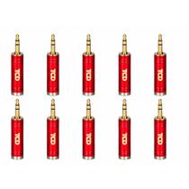 Kit 10x Adaptador TCD ADP02 P10 Fêmea P2 Macho 6,35x3,5mm Kit 10x Adaptador TCD ADP02 P10 Fêmea P2 Macho 6,35x3,5mm