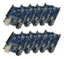 Kit 10x arduino uno ch340 smd com cabo usb