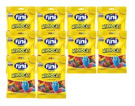 Kit 10x Bala Fini Gelatina Minhoca Brilho 90g - Cimed Kit 10x Bala Fini Gelatina Minhoca Brilho 90g - Cimed