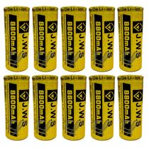 Kit 10X Bateria 26650 3,7V 8800Mah Jws Original