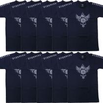 Kit 10X Camiseta 100% Algodão Darkness - Tamanho G Preta - IntegralMédica