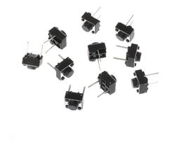 Kit 10x chave táctil kfc-a06 - 6x6x5 mm - 2 terminais Kit 10x chave táctil kfc-a06 - 6x6x5 mm - 2 terminais