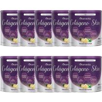 Kit 10X Colágeno Skin - 300g Abacaxi com Hortelã - Sanavita