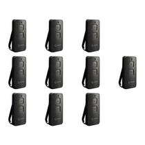 Kit 10x controle transmissor tx max preto 433mhz - garen