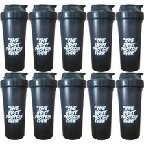 Kit 10X Coqueteleira The Best Protein Ever - 600ml Fumê - Optimum Nutrition Kit 10X Coqueteleira The Best Protein Ever - 600ml Fumê - Optimum Nutrition
