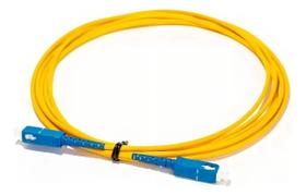 Kit 10x Cordao Optico Simplex SC/UPC SC/UPC 2M Patch Cord