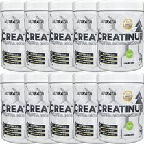 Kit 10X Creatina Up Monohidratada Vegano - 100g Natural - Nutrata