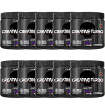Kit 10X Creatine Turbo Monohidratada - 150g Uva - Black Skull Kit 10X Creatine Turbo Monohidratada - 150g Uva - Black Skull