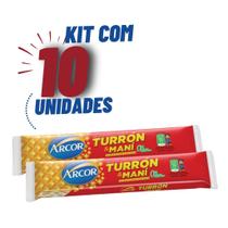 Kit 10x De 25g Torrone Turron Y Mani - Arcor