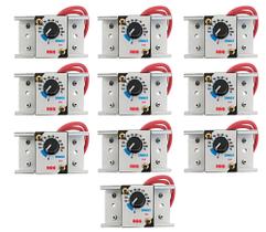 kit 10x Dimmer controlador potência 25A 4000W variador Bivolt Serra Circular kit 10x Dimmer controlador potência 25A 4000W variador Bivolt Serra Circular