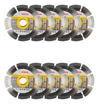Kit 10x Disco Diamantado 105mm Segmentado Granito Bosch