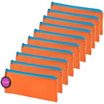 Kit 10x Estojo Escolar em TNT Premium 21x11cm Figi TopGet