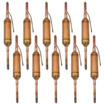 Kit 10x Filtros Secador 3/4 Com Rabicho Com Silica 90mm