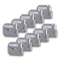 Kit 10X Fita Compativel Rotulador Brother Pt-80 PT-M95 Mk231