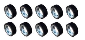 Kit 10x Fita Isolante Anti Chama 17mm x 5m Preto