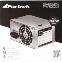 Kit 10x Fontes ATX 200W Fortrek S/Cabo 20 + 4P PWS-2003 0000062849 Kit 10x Fontes ATX 200W Fortrek S/Cabo 20 + 4P PWS-2003 0000062849